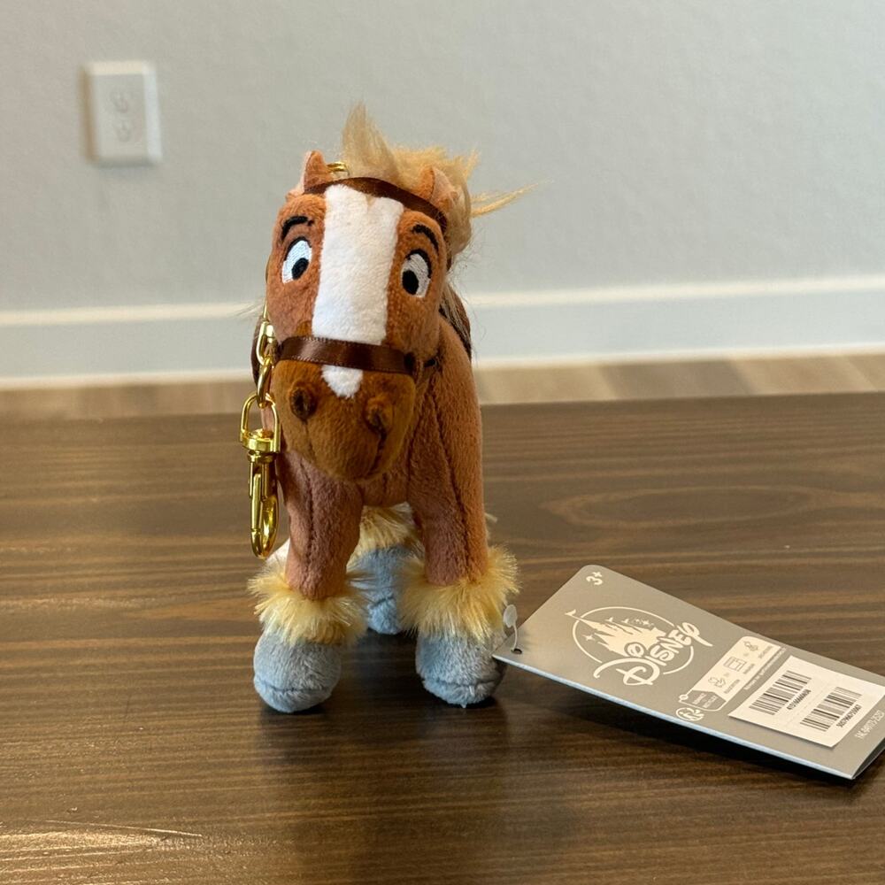 Disney Store Japan Tokyo Philippe Horse Plush Keychain 2025 Beauty & The Beast - Picture 2 of 2